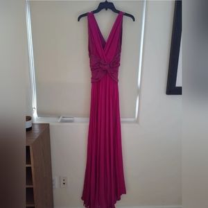halston heritage Long Dress Bright Magenta Size 2